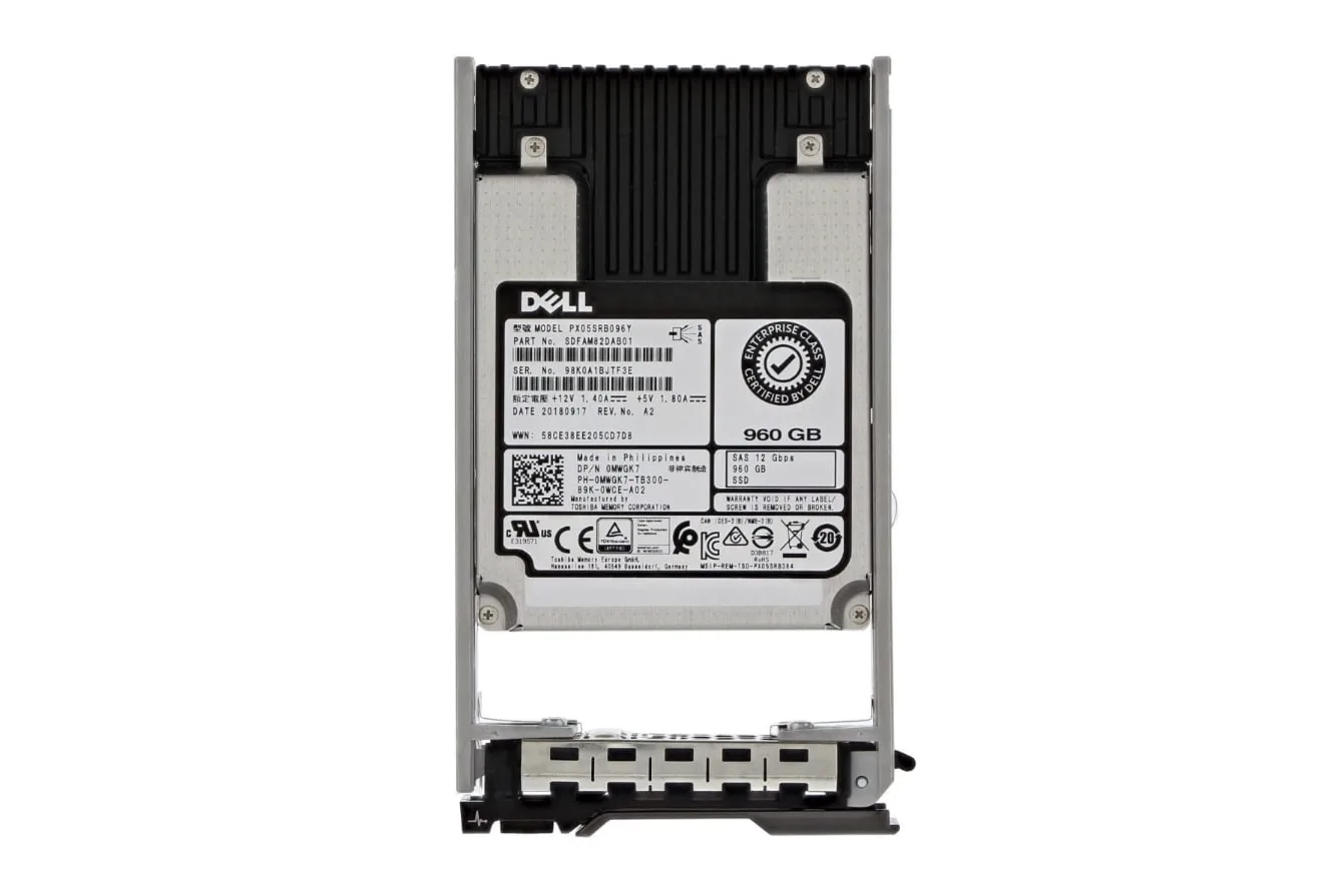 Dell 960GB SAS 12Gbps SFF P/N: 0WFGTH