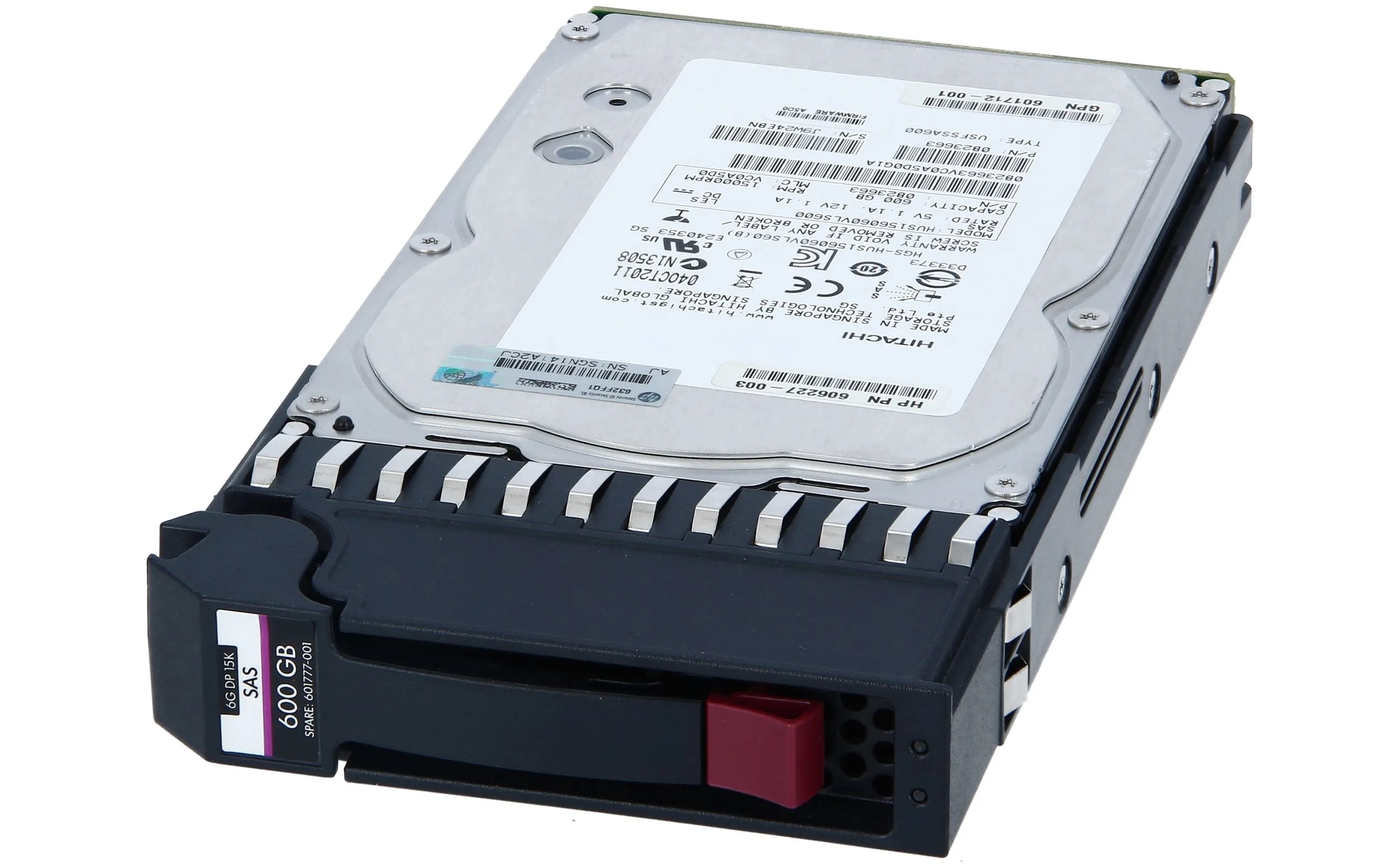 HP 600GB SAS HDD 15k 6Gbps 3,5" LFF - P/N: 581317-002