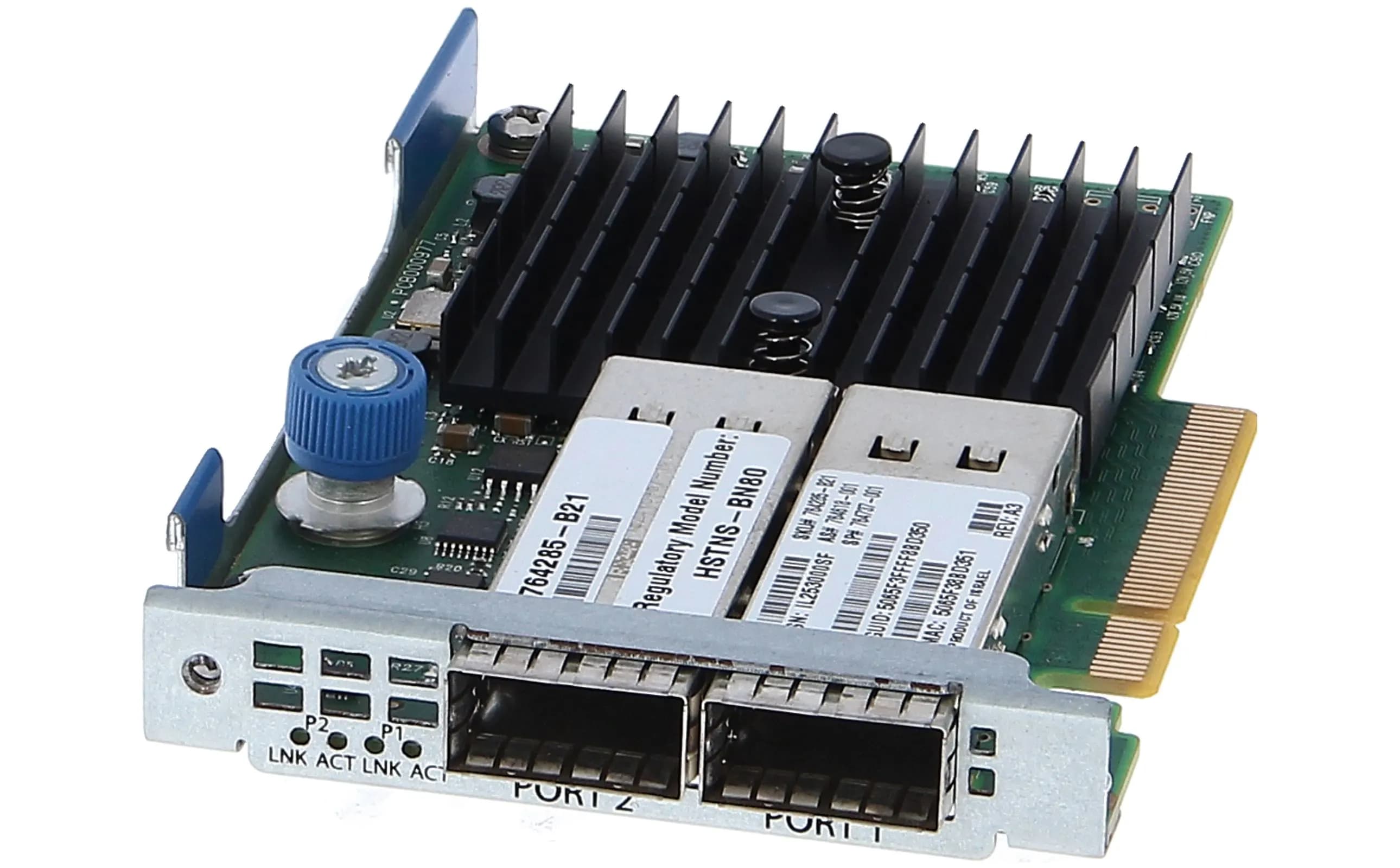 HP 544FLR FDR/Ethernet 10Gb/40Gb 2x QSFP Adapter - P/N: 764285-B21
