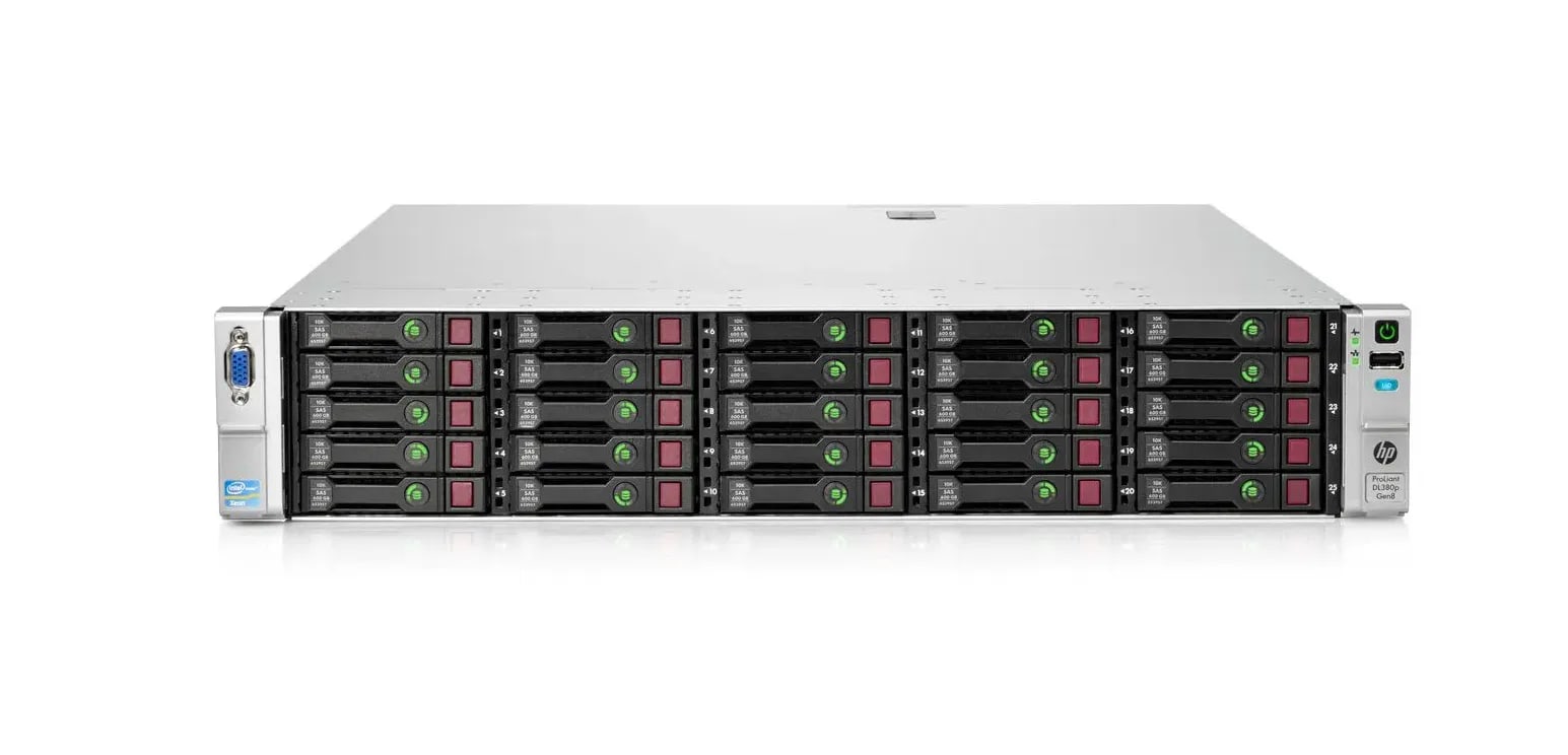 HP ProLiant DL380E G8 12x LFF | 2x E5-2450Lv1 | 196GB 1333MHz DDR3