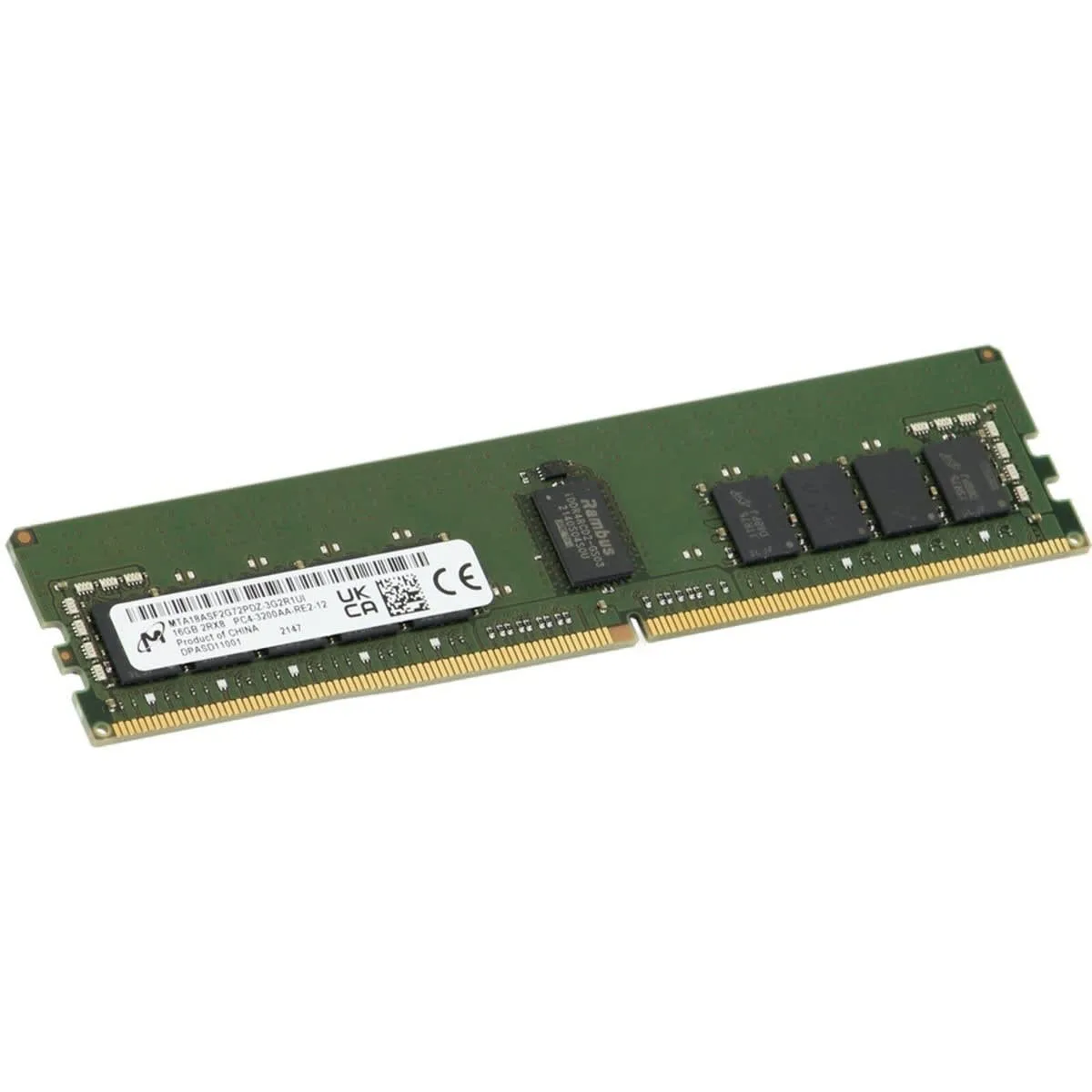 Micron 16GB DDR4 3200MHz 25600R ECC Reg.