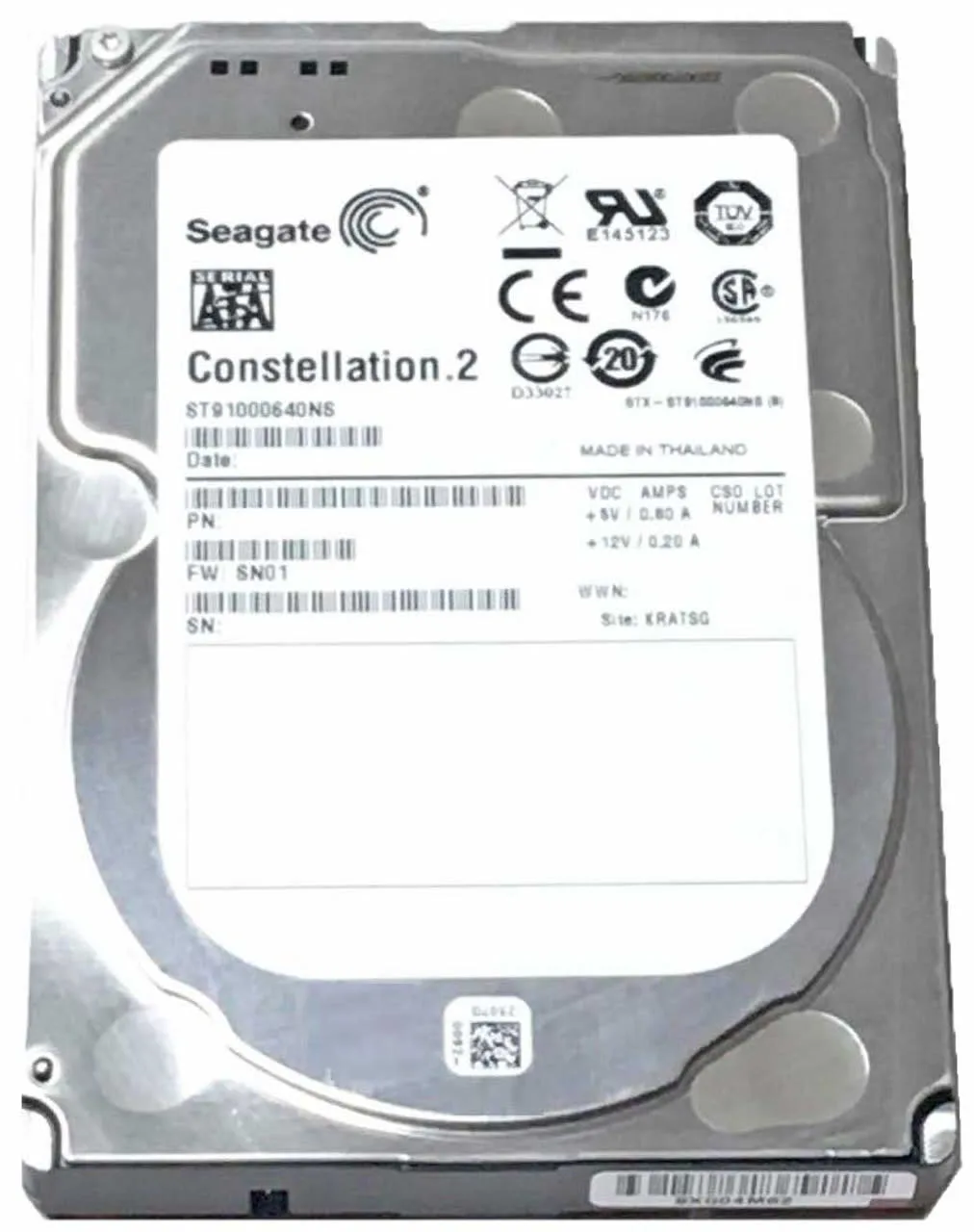 Seagate 1TB SAS P/N: ST91000640NS