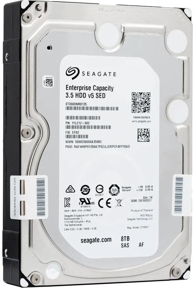 Seagate 8TB SAS 7.2k 12Gbps 3.5"