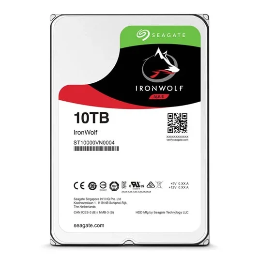 Seagate Ironwolf 10TB SATA 7.2K 6Gbps 3,5" LFF