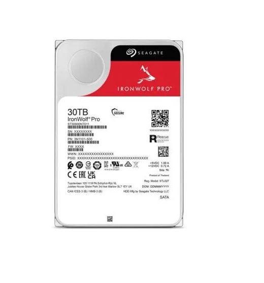 Seagate Ironwolf 30TB SATA 7.2K 6Gbps 3,5" LFF