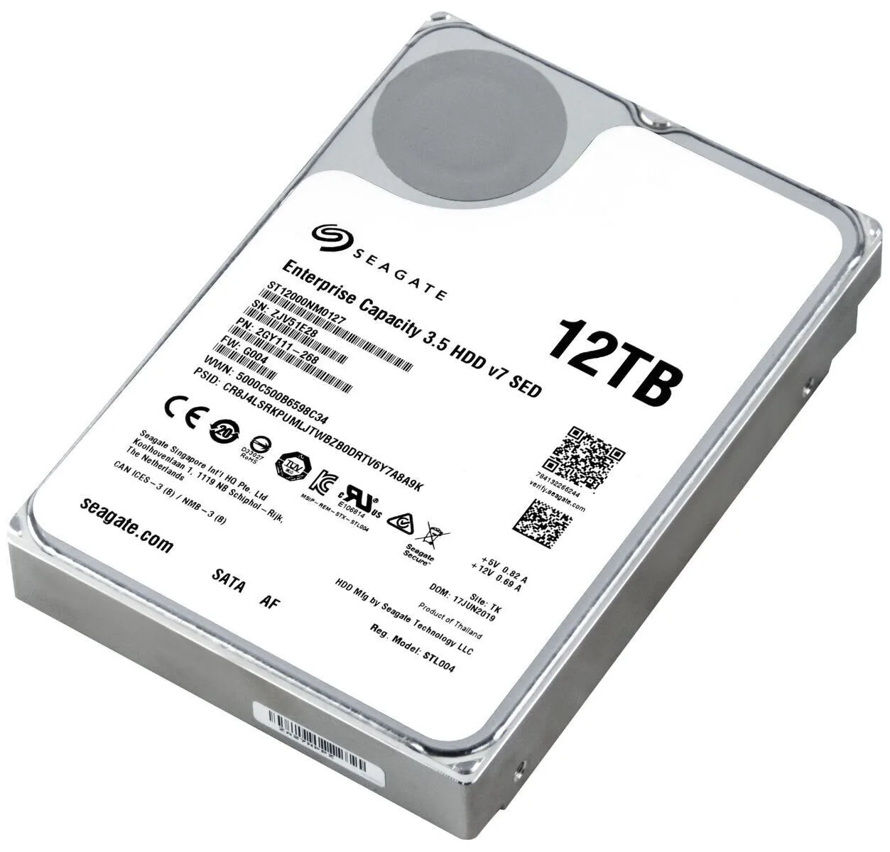 Seagate X18 12TB SATA 7.2K 6Gbps 3,5" LFF