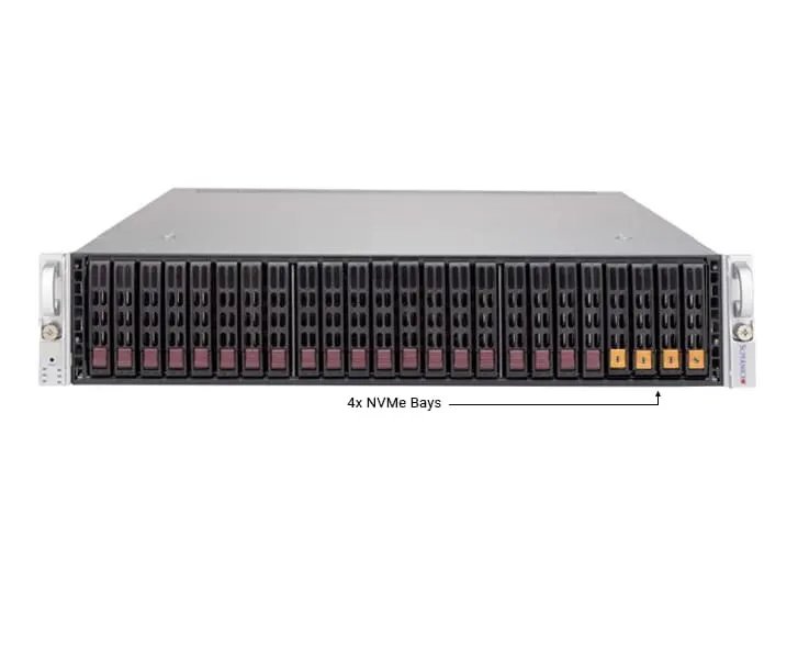 Supermicro 2028U-E1CNR4T 20x SFF + 4x NVMe