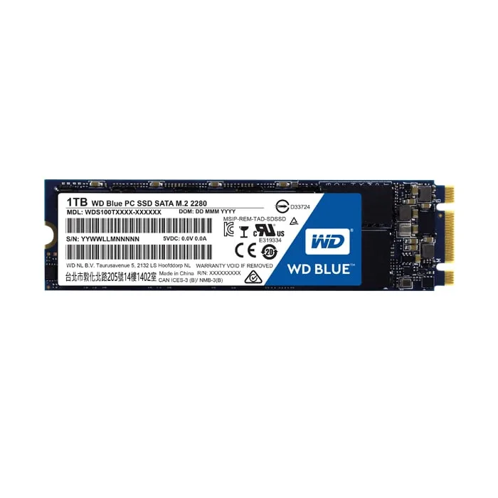 WD Blue SA510 1TB  M.2 - P/N: WDS100T3B0B