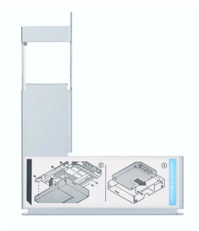 Dell Converter Adapter van 2,5 SFF naar 3,5 LFF - P/N: 9W8C4 2
