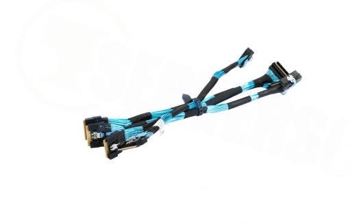 Dell SAS cable 4x SFF-8654 gerade to 4x SFF-8654 for R7525 1