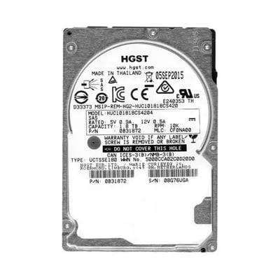 HGST 1,8TB SAS 10K 12Gbps 2,5" SFF 2