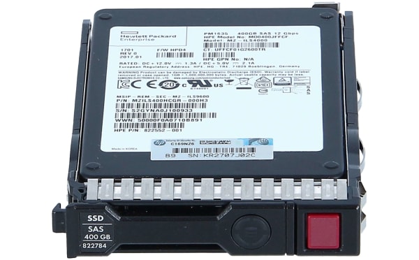 HPE 400GB 12Gbps SAS SFF PM1635 P/N: 822552-001 1