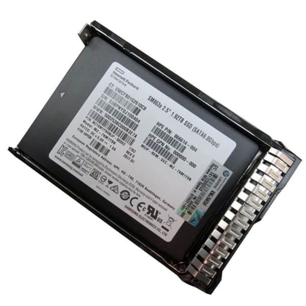 HPE 866614-004 1.92TB SATA 6Gbps Samsung SM863A SFF 1