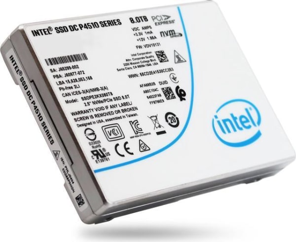 Intel P4510 4TB U.2 NVMe SSD P/N: SSDPE2KX040T8 1