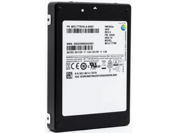 Samsung PM1643 3.84TB SAS 12Gbps SFF 2