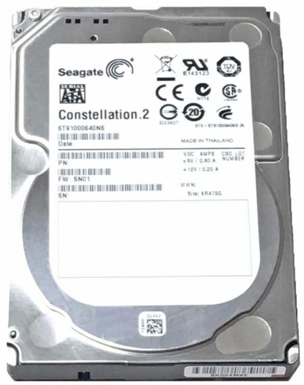 Seagate 1TB SAS P/N: ST91000640NS 1