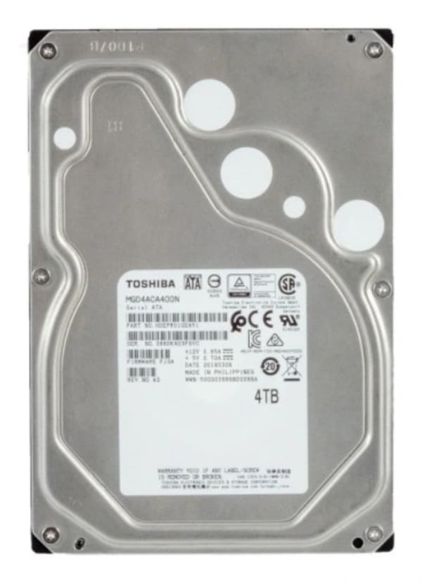 TOSHIBA 4TB SATA 7.2K 6Gbps 3,5" LFF 1