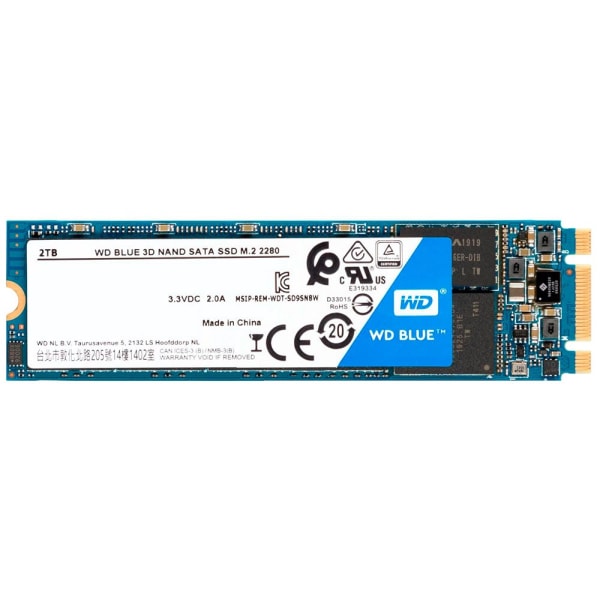 WD 2TB Blue 3D M.2 SATA SFF 1