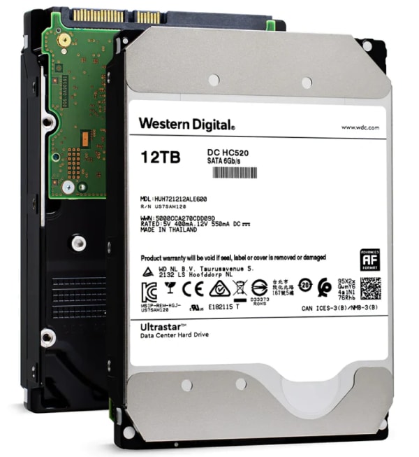 WD DC HC520 NEW 12TB SATA 6Gbps 3,5" LFF 2
