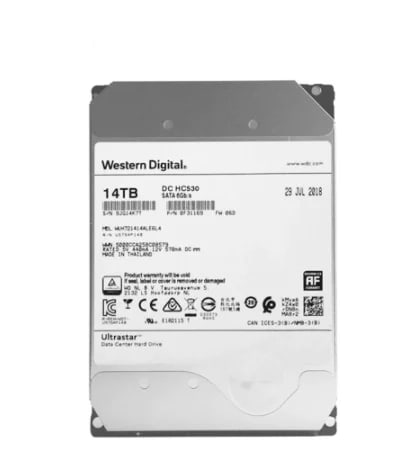 WD Ultrastar DC HC530 14TB SATA 7.2K 6Gbps 3,5" LFF 2